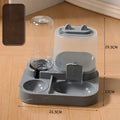 2-in-1 Automatic Pet Feeder & Water Fountain Dual-Bowl Complete Set for Cats & Dogs MegaBDM