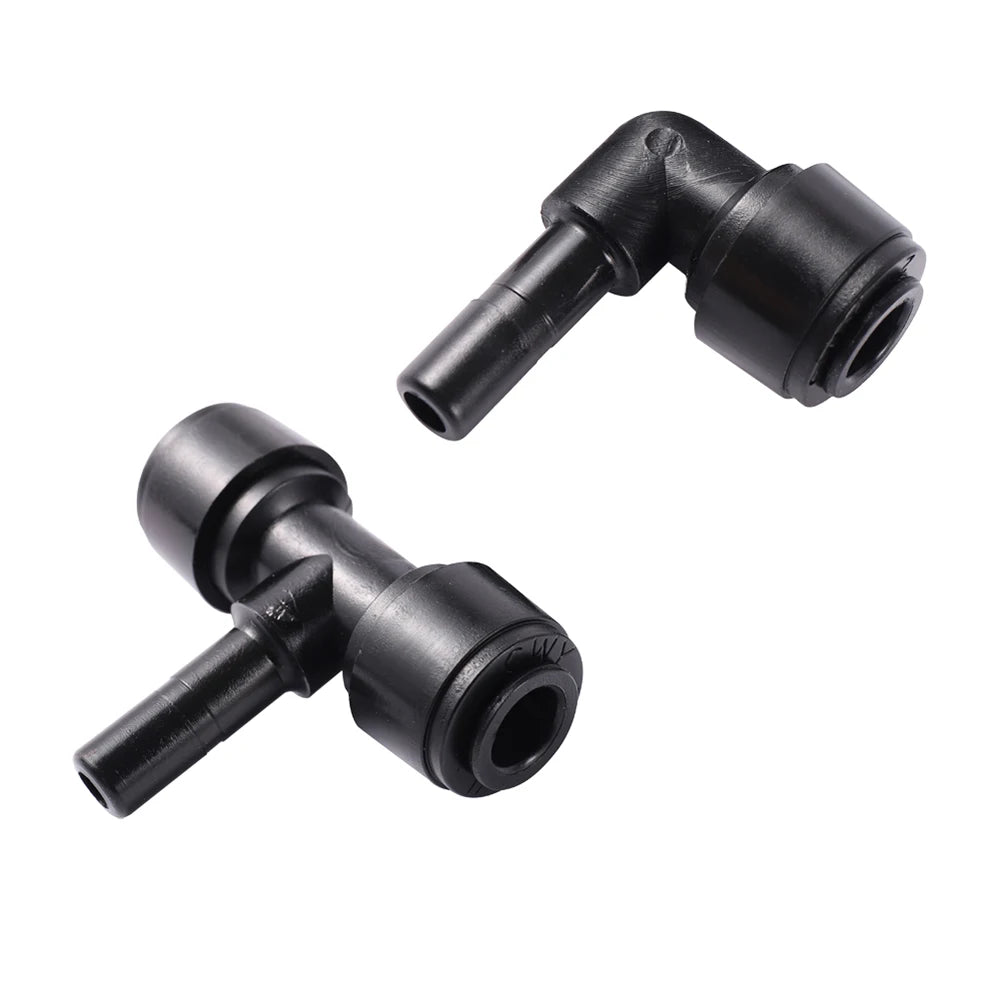 1/4 Inch Tee Elbow Quick Connector Garden Aquarium Water Purifier Accessories Misting Fitting for Humidifier Spray Nozzle