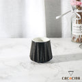 Matte Black Ceramic Coffee Mug Ergonomic Handle 200ml Pumpkin Design Pottery Style Food Safe Dishwasher Safe for Home Office Tea MegaBDM