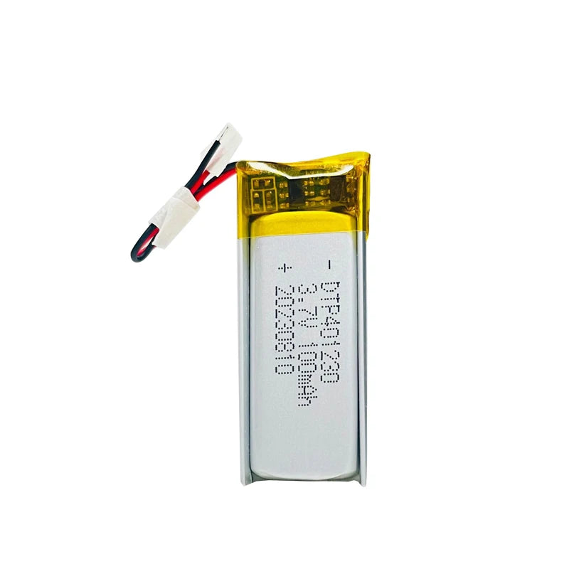 KC CB BIS Certified 100mAh 110mAh 120mAh Solid State Polymer Lithium Battery for Toy Li-Ion Pouch 3.7V 401230 Lipo Battery