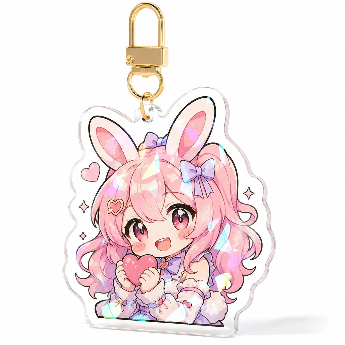 Custom-designed Epoxy-coated Acrylic Keychains Cute Glittery and Perfect for Gifts or Personalized Branding. MegaBDM