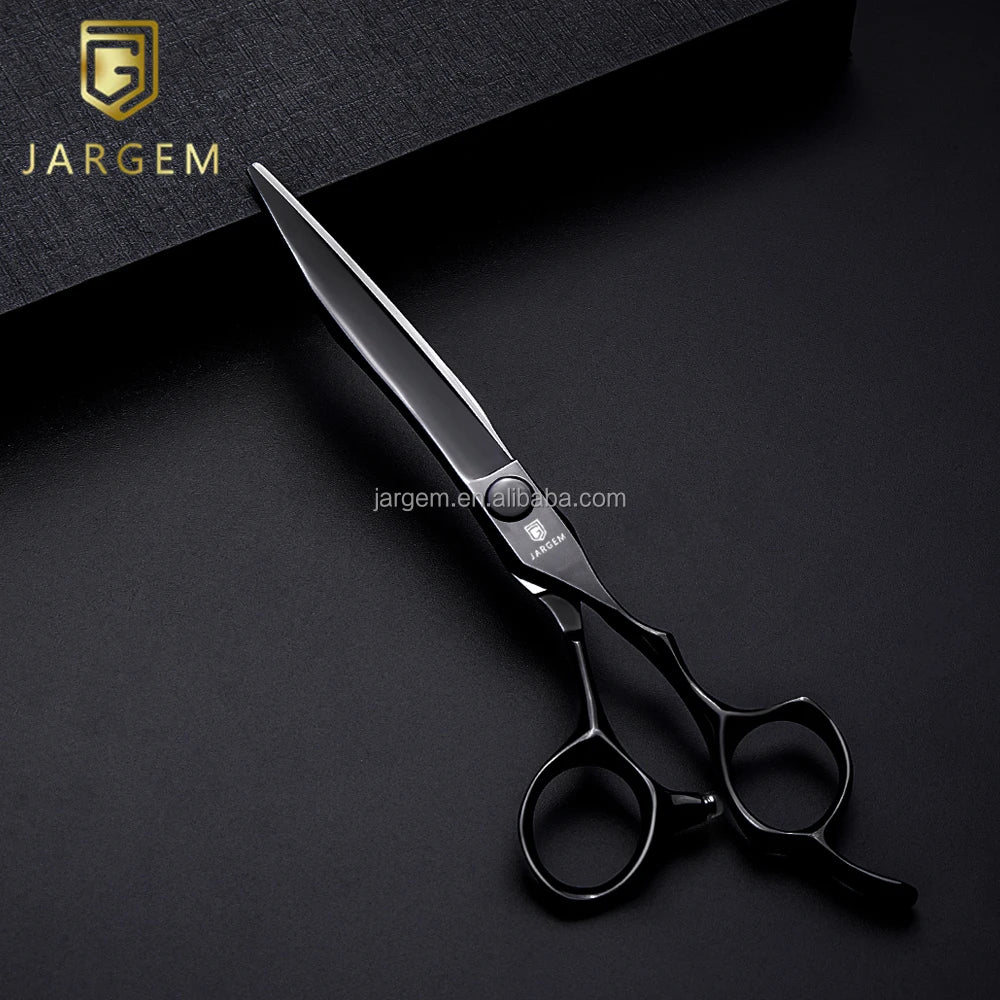 6.75 Inch Professional Size Barber Scissors Hair Cutting Scissors Black Salon Scissors
