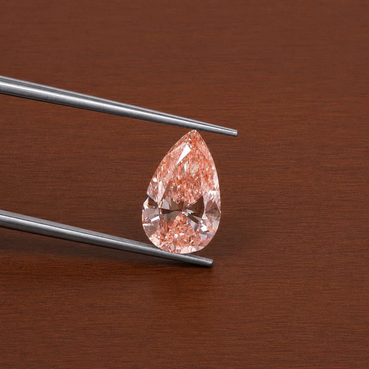 SHREERAJ SOLITAIRE Fancy Shape Pear Cut Pink Lab Grown Diamond Vivid Pink VS1 Clarity Loose Stone 0.50ct 1.00ct IGI MegaBDM