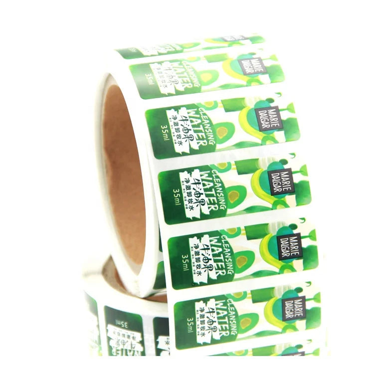 CMYK Printing Orange Juice Labels Maker Self Adhesive Fruit Drink Stickers for Beverage Glass Plastic Bottles Jars
