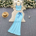 Summer Women's Y2K Sets Crop Top And High Waist Hip Skirts Set American Clothing Wholesale