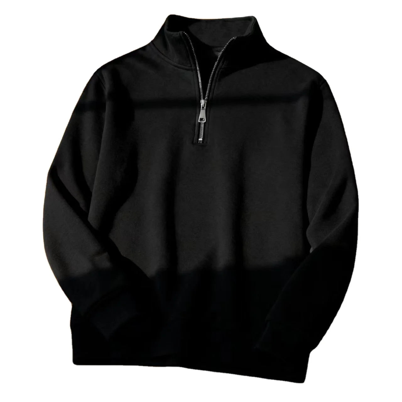 Bangladesh China Factory Price Custom Logo Embroidery Autumn/winter New Style Stand-up Collar Loose Fit Fashionable Sweatshirt