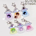 Anime Alien Stage Mizi Sua Till Ivan Hyuna Luka Cosplay Keychain Acrylic Airship Pendant Keyring Key Chain Accessories Gift
