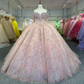 Jancember 6830 Modern Crystal Pink Off Shoulder Beading Quinceanera Dresses