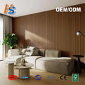 Wood Slat Noise Reduction Panels Sound Blocking Custom Size Natural Wood Slat High Density Sound Absorption Sturdy Build