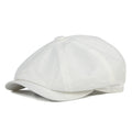 BOTVELA Men's Newsboy Gatsby Hat 100% Cotton Vintage Flat Ivy Driving Cabbie Cap