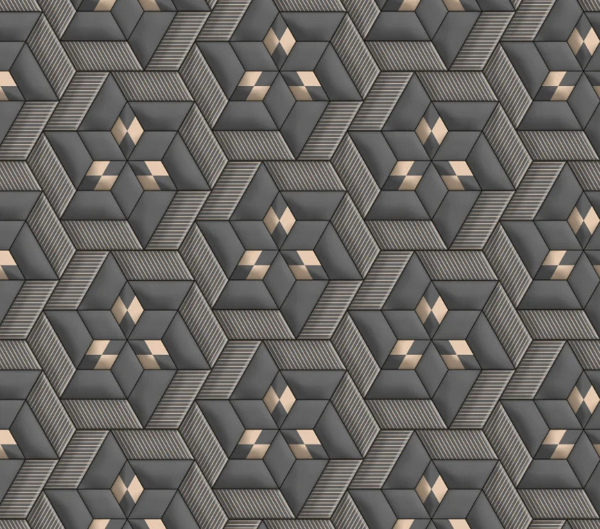 UDK Luxury Geometric Peel and Stick Wallpaper Waterproof PVC Removable Self Adhesive Wall Covering for Home Decoration MegaBDM