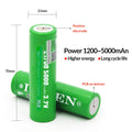 21700 IMREN 5000mAh Cylindrical Battery Cell 18650/26650 Lithium Iron Phosphate Cell for Shop Business
