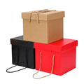 Portable Square Gift Box Food Birthday Packaging Box Wedding Candy Gift Box