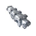 WA380-3 Tandem Hydraulic Gear Pump 4 Stages Hydraulic Gear Pumps for Komatsu Loader