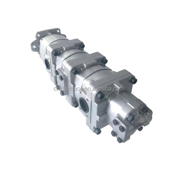 WA380-3 Tandem Hydraulic Gear Pump 4 Stages Hydraulic Gear Pumps for Komatsu Loader