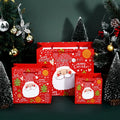 Christmas Stock High Quality Recycled Materials Art Paper Cardboard Bags Small MOQ Offset Printing Cotton Handle