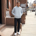 Men Quarter Zip Sweatshirt Mock Neck Pullover Loose Fit Urban Techwear Streetwear Casual Long Sleeve Top