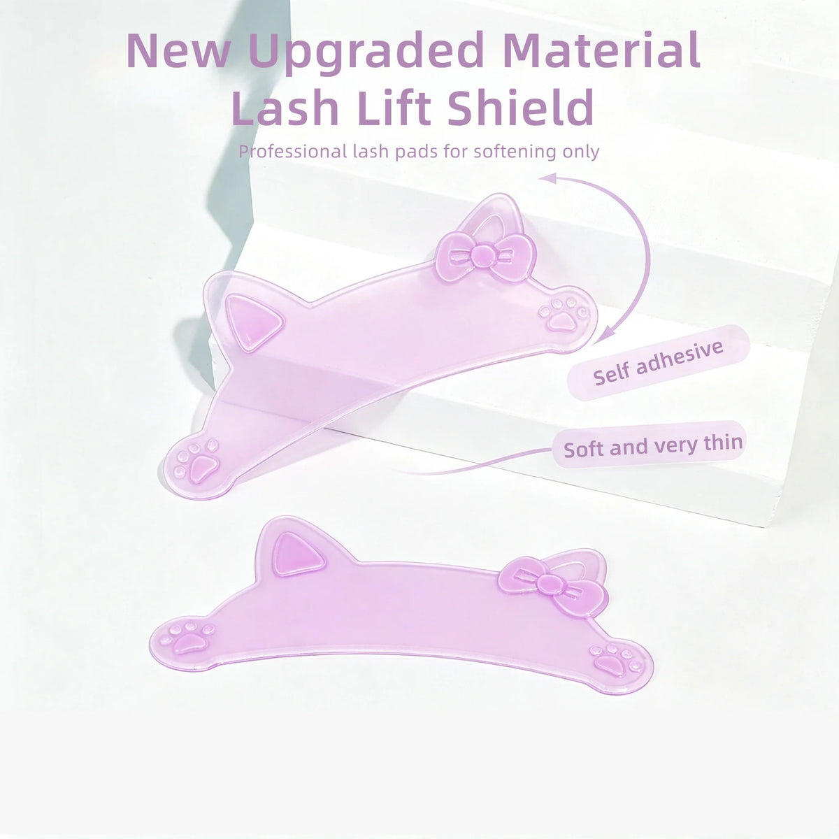Korean Flat Lash Lift Sticky Jelly shields Custom Packaging for Lash Lift Pads Wholesale Softening Pad Ultra-Thin Lash Lift Rod MegaBDM