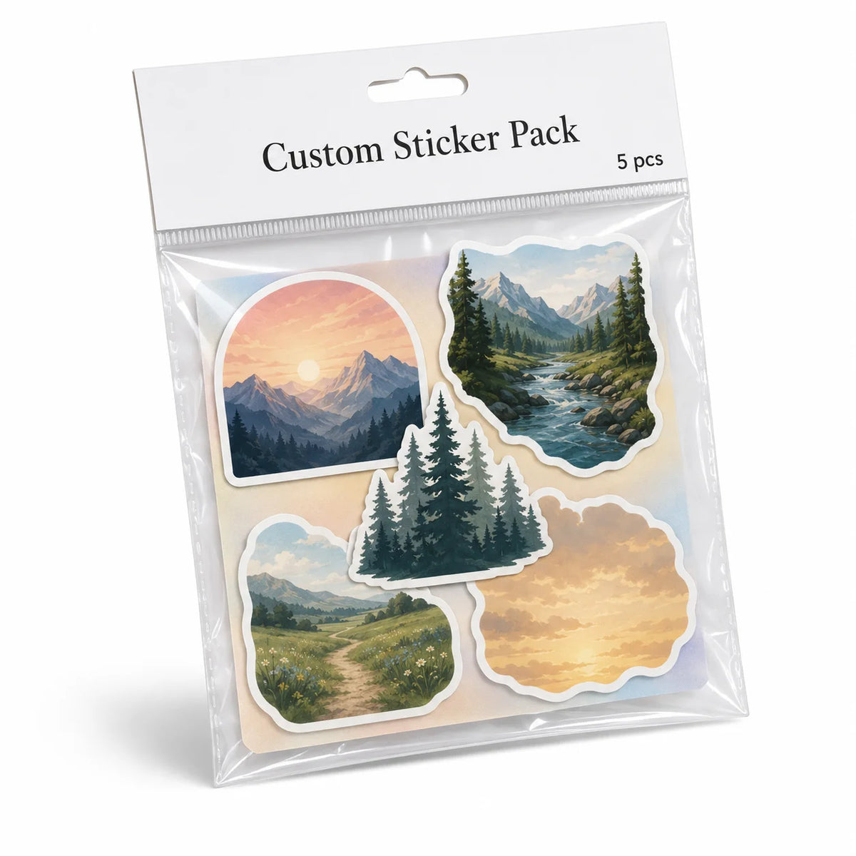 Custom Self-adhesive UV-resistant and Waterproof logo Stickers; Die-cut PVC Vinyl Stickers. MegaBDM