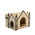 Factory Cathedral Cat Scratching Large House Corrugated Board Cat Scratcher Beds Toys Pet Supplies