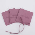 PUPPYSEW  Light Purple 8*8cm Microfiber Jewelry Pouch  With Logo Jewelry Packaging  Envelope Pouch Packaging Bag