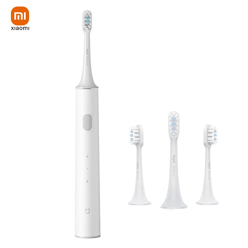 XIAOMI Mijia Sonic Electric Toothbrush T300- 2 Modes Smart Memory Rechargeable Waterproof Teeth Cleaning Brush 2mins Timing