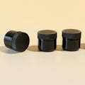 5ml Mini Smell Proof UV Proof Black Glass Cosmetic Jar with Lid for Cream Ointment Balm Sample Container Custom Branding MegaBDM