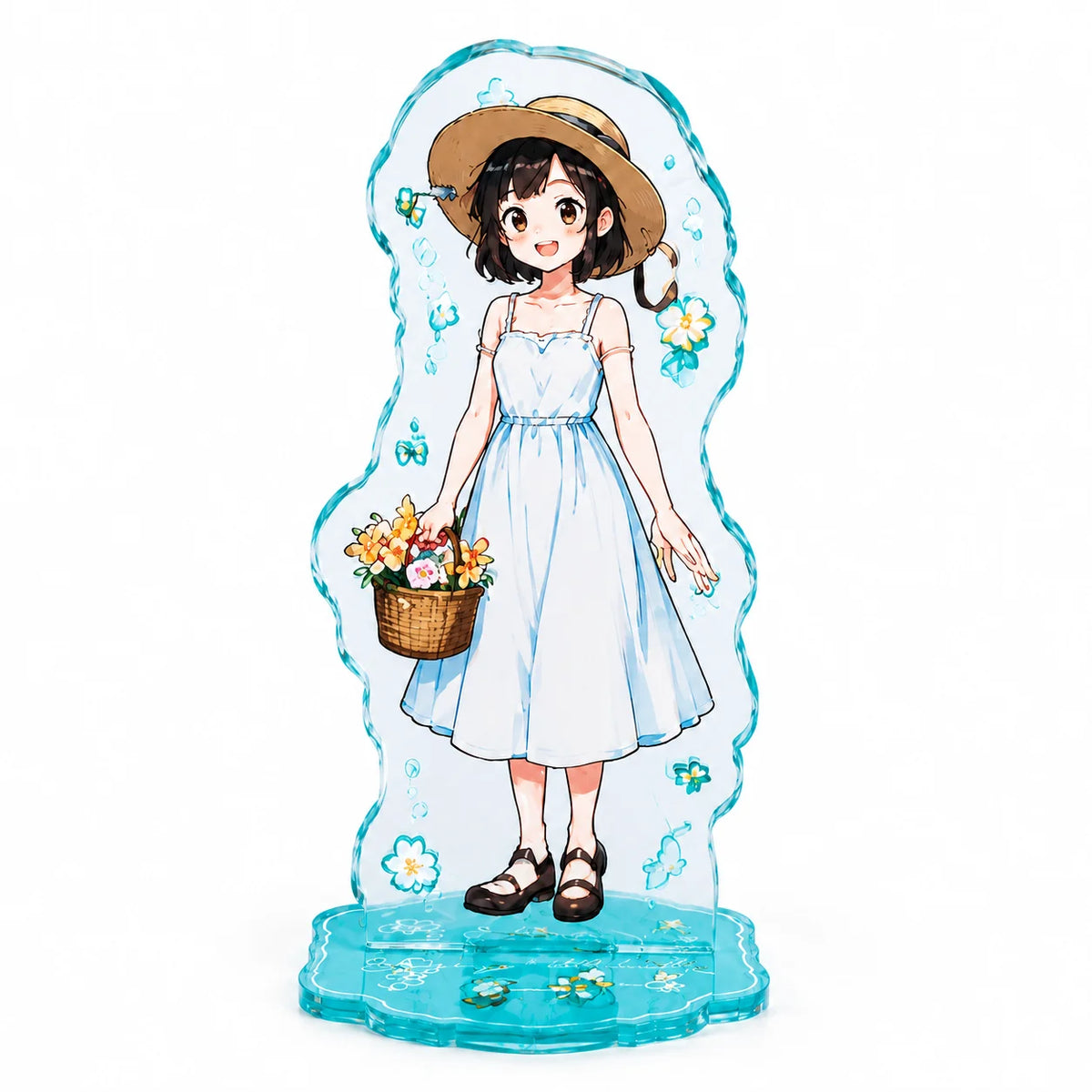 Customizable Anime Character Acrylic Standee Transparent Display Model Desk Decoration Standing Sign Keychain Stand Fan Gift MegaBDM