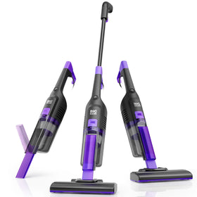Powerful Suction Corded Upright Vacuum Cleaner 400W Dual Cyclone Filtration Vacuum for Carpet Hardwood Floor Crevice Cleaning