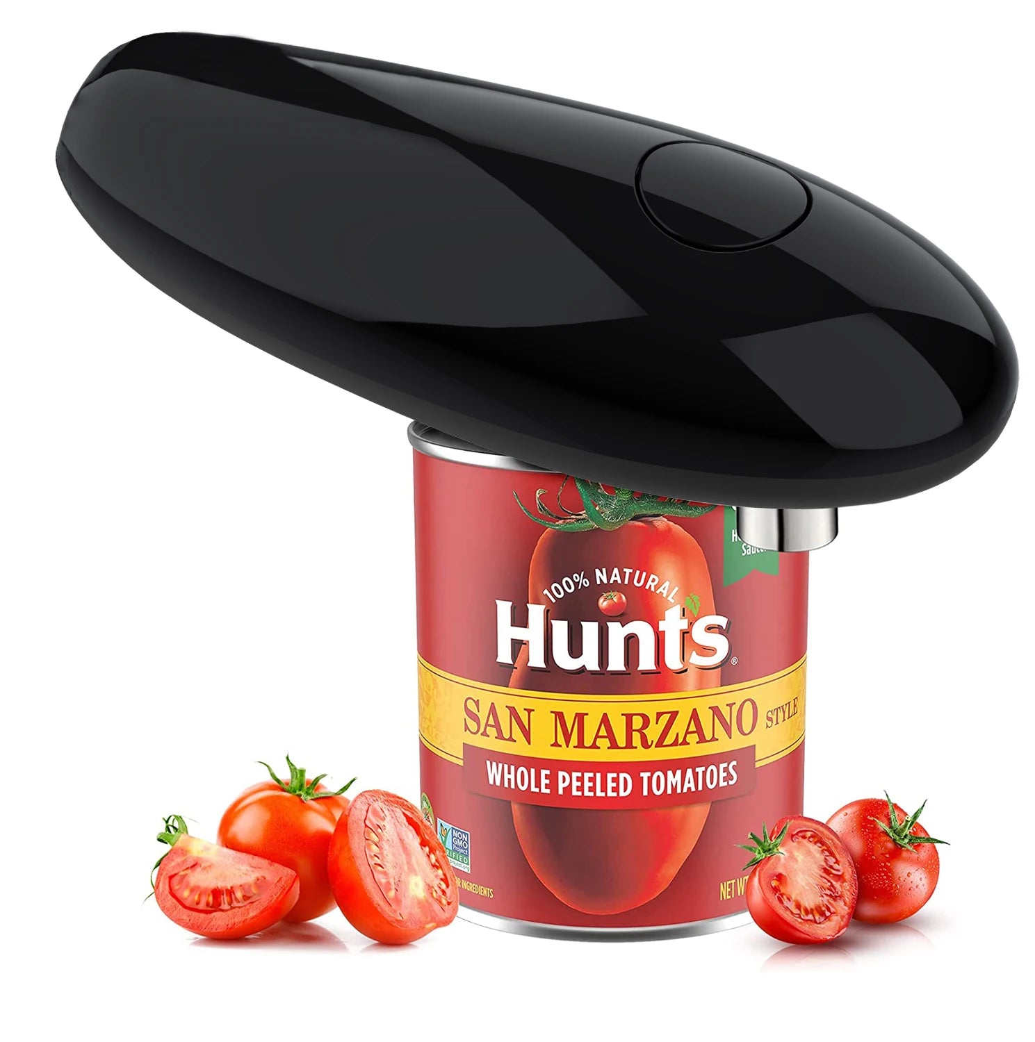 Electric Stainless Metal Can Opener Best Kitchen Gadget for Arthritis Seniors Hand-Free Automatic Design for Bars Boxed