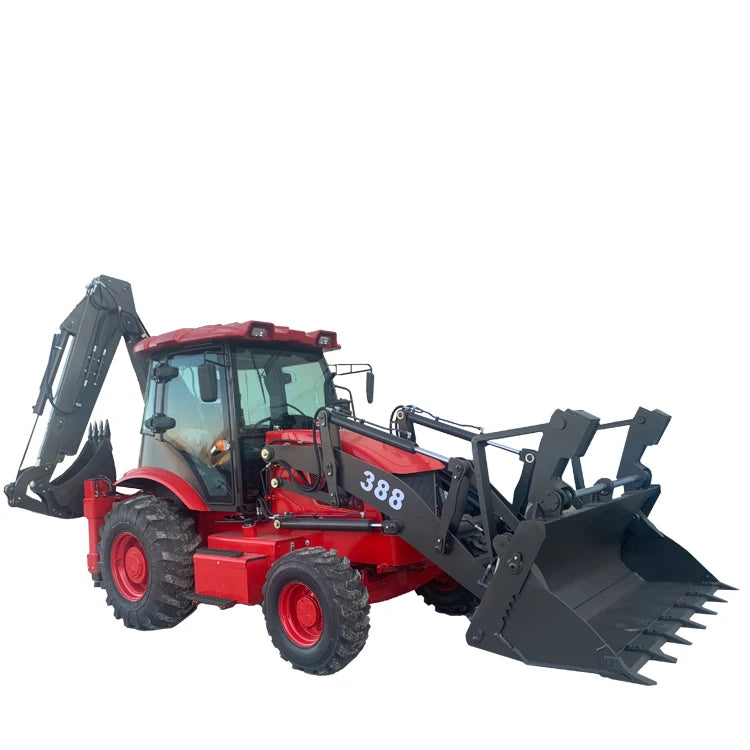 CE Wheel Loader Backhoe Retroexcavadora 2.5ton Front End Backhoe Loader with EPA Engine
