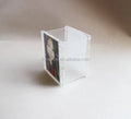 Matt and Clear Acrylic Box Holder Good Quality Office Pen Holder Print Logo Gift Cosmetic Store Pencil Makeup Brush Holder
