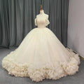 Jancember 5817 Champagne Glitter Ruffle Empire Ball Gown Women's Quinceanera Dresses for 15 Party Girls