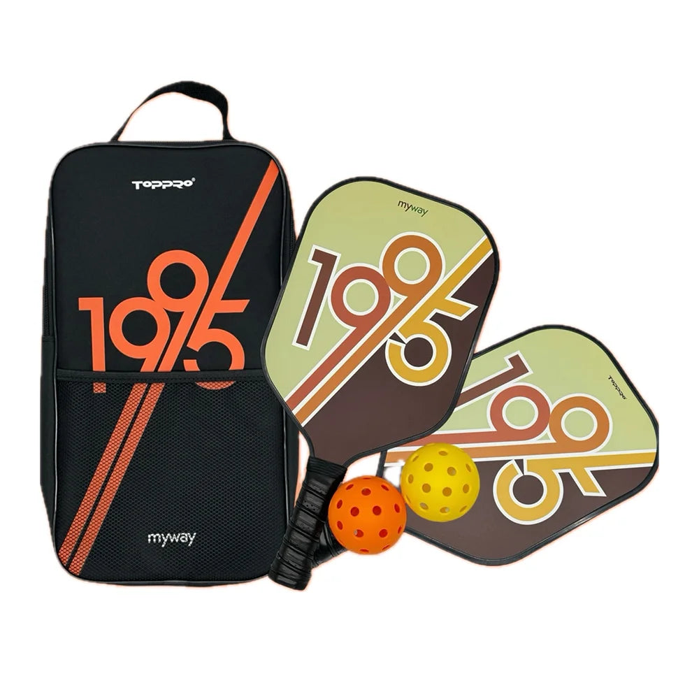 Hot Selling Fiberglass Single Pickleball Paddle Squash Balls Top-Rated Racket
