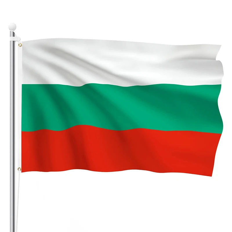 High Quality 3x5 Feet 90x150 cm Bulgaria Flag Digital Printed Graphic Bulgaria Flag