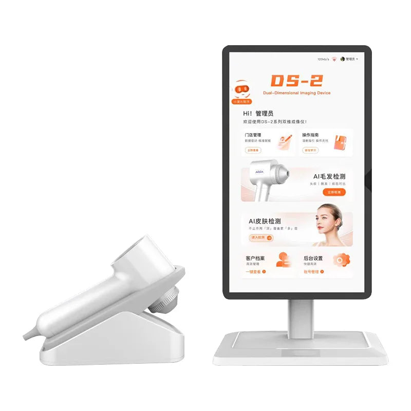 Skin Analysis Machine Skin Analyzer Facial Scanner 3D Skin Detector Hair Scalp Analysis Analyzer Hair Growth Treatment Machine MegaBDM