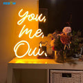 Rebow Drop Shipping No Moq Custom Name Neon Sign Acrylic Neon Light Sign Custom Logo for Wedding Party Decor