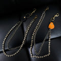 Men Trousers Metal Retro Personalized Fashion Trend Chain Hip-hop Punk Style Pants Waist Belt Key Trendy Accessories