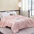 Elegant Solid Color Soft Summer Winter Silk Quilt 1/2/3/4kg Mulberry Silk Filling Quilt Core