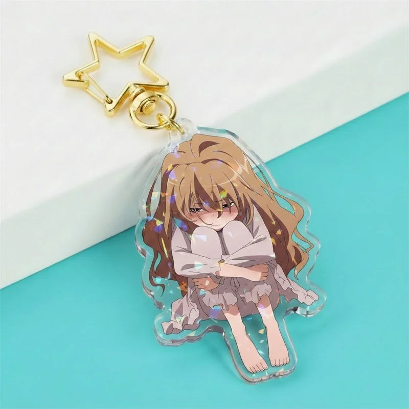 Hot Selling Customized Gradient Acrylic Keychain Printed Anime Acrylic Charm Epoxy. MegaBDM