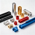 ROOVO Custom CNC Processing Lathe Turning Anodized Aluminum CNC Machining Parts