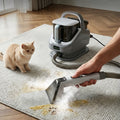 100℃ Steam Fabric Cleaner 1300W Upholstery Steam Cleaner Vacuum Extractor Deep Clean Sofa Carpet Mattress Stain Remover MegaBDM