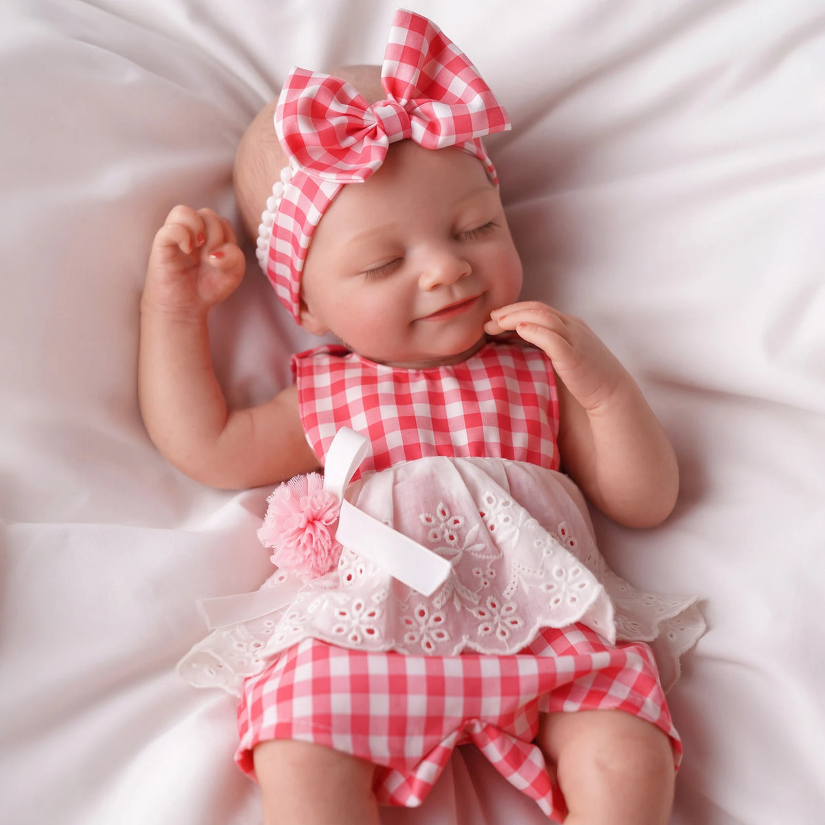 Babeside 16 Inch Cookie Full Silicone Sleeping Reborn Baby Doll Realistic Lifelike Girl Doll US Warehouse Ready Stock Wholesale MegaBDM