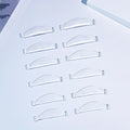 Wholesale Glueless Silicon Lash Lift shields Soft 6 Pairs Reuseable Eyelash Perm Rods Salon Self Sticky Lash Lift Pad MegaBDM