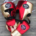 Personalized No Boxing No Life Mexican Style Premium Cowhide Leather MMA Sanda Boxing Gloves Lace-Up Non-Slip Moisture Wicking
