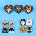 Cute Cartoon Pet Dogs Lapel Pins for Backpack Women Enamel Pins on Clothes Soft Enamel Pin Badges Jewelry Accessories MegaBDM