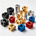 Custom ROOVO R2 OEM CNC Machined Metal Lathe & Milling Parts with Anodizing Aluminum Turning Spare Parts