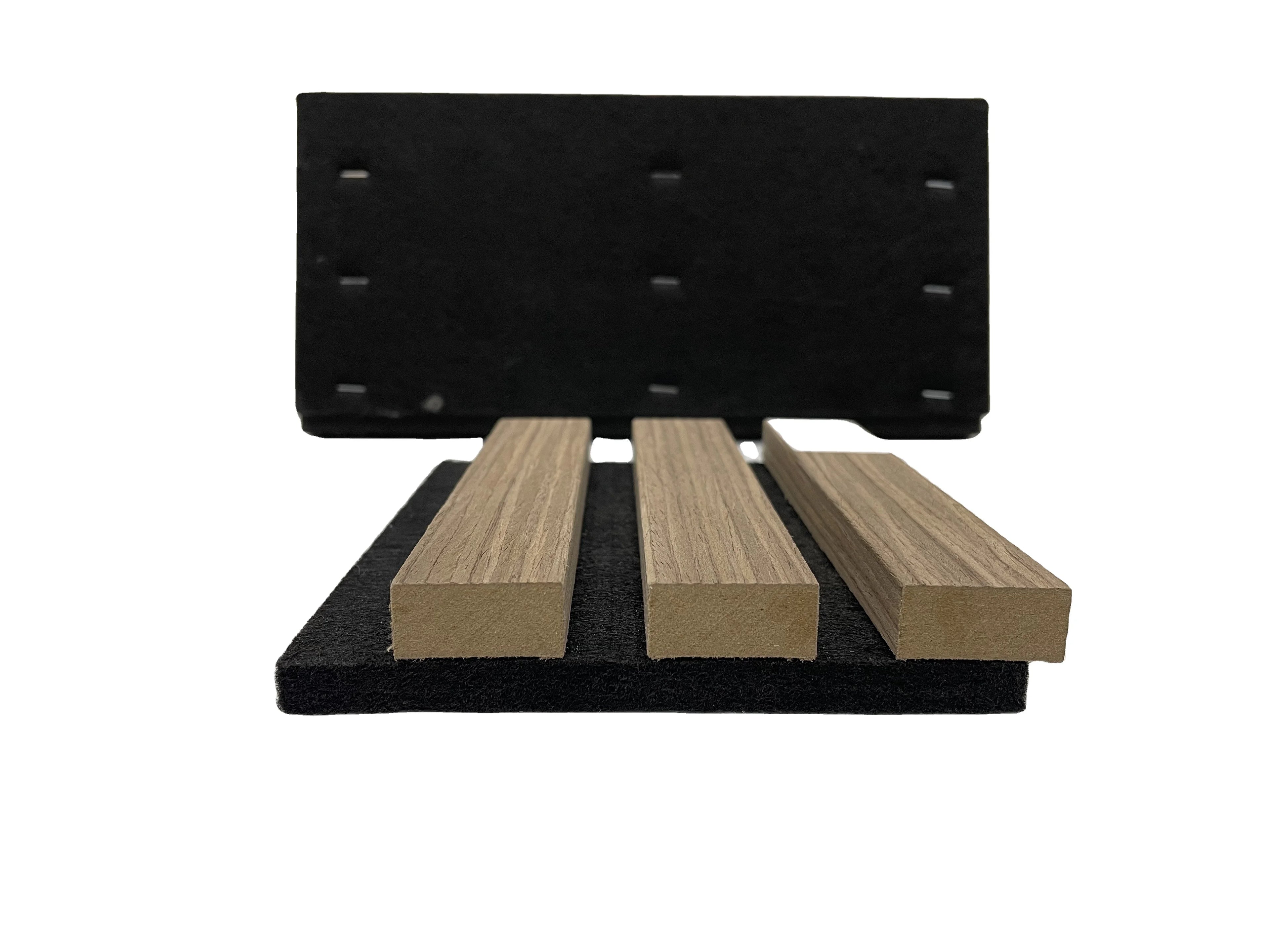 Modern 9 Feet Slat Wooden Ribbed Wall Panel for Living Room Bedroom Apartment Acoustic Sound Insulation Wooden Acoustic Panels