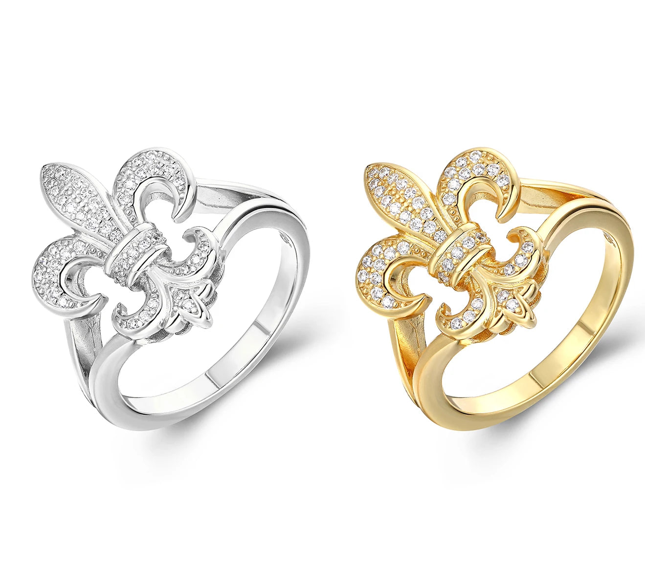 Fashion Hip-hop Men and Women Iris Ring 18K Gold-plated 925 Sterling Silver Ring Wholesale Custom Jewelry