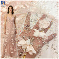 YX1554 400gsm 3D Floral Beaded Glitter Sequin Embroidered Mesh Fabric for Bridal Wedding Dresses and Evening Gowns MegaBDM